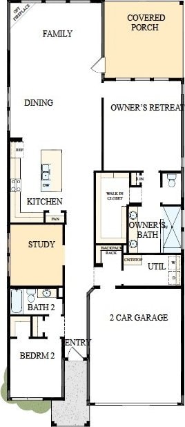 21889 Colorado Bend Ln, Porter, TX 77365 - home floor plan