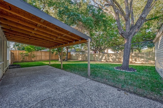 2414 Walnut Bend Ln, Houston, TX 77042 - view of yard with a patio area