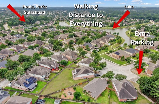 3307 Ellscott Ct, Spring, TX 77386 - aerial perspective of suburban area