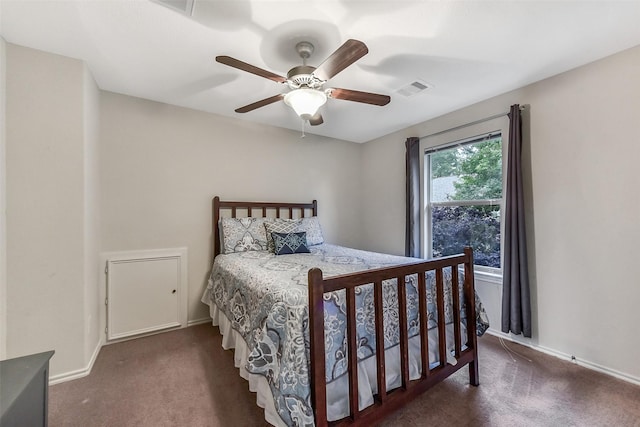 1703 Balsam Spruce Cir, Conroe, TX 77301 - bedroom featuring carpet, ceiling fan, and baseboards