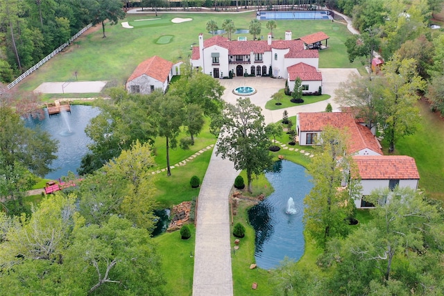 7519 Red Bay Cir, Magnolia, TX 77354 - bird's eye view of a large body of water