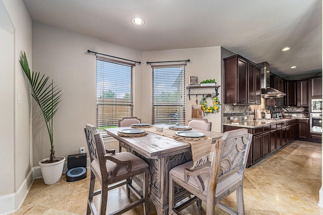 21806 W Firemist Ct, Cypress, TX 77433 - dining area with recessed lighting and baseboards