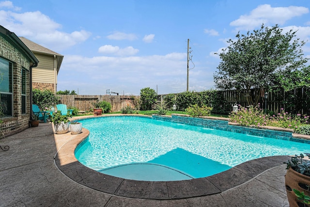 21806 W Firemist Ct, Cypress, TX 77433 - view of pool with a fenced backyard and a patio