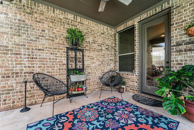 21806 W Firemist Ct, Cypress, TX 77433 - view of patio featuring a ceiling fan