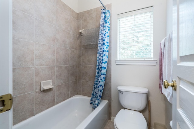 11510 Maple Falls Dr, Tomball, TX 77377 - full bath with shower / bath combo with shower curtain and toilet