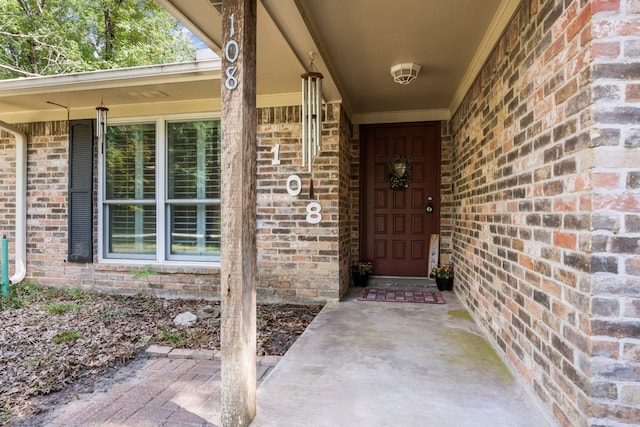 108 Hereford Dr, Conroe, TX 77304 - property entrance featuring brick siding