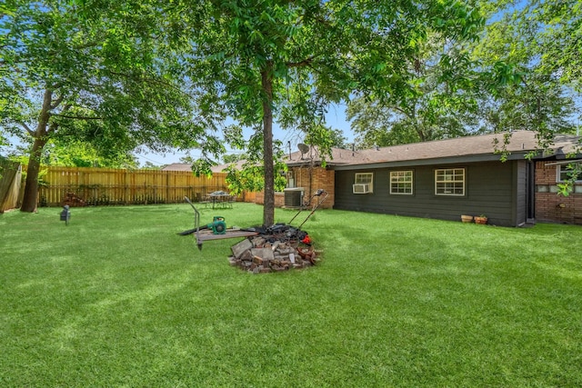 5202 Libbey Ln, Houston, TX 77092 - view of yard with central AC unit