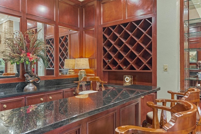 8800 Woodway Dr Unit 12, Houston, TX 77063 - community bar area featuring a textured wall