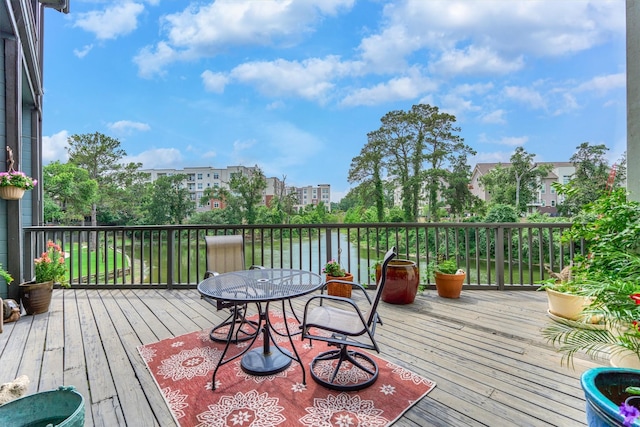 8800 Woodway Dr Unit 12, Houston, TX 77063 - view of wooden deck
