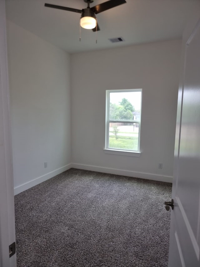 4539 Rosemont St A/B, Unit A/B Houston, TX 77051 - carpeted spare room with a ceiling fan and baseboards