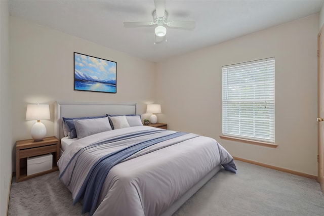 1010 Cheyenne Meadows Dr, Katy, TX 77450 - bedroom featuring baseboards, carpet, and a ceiling fan