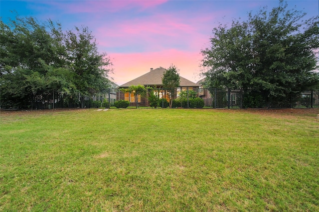 10938 Glenrothers Dr, Richmond, TX 77407 - view of yard at dusk