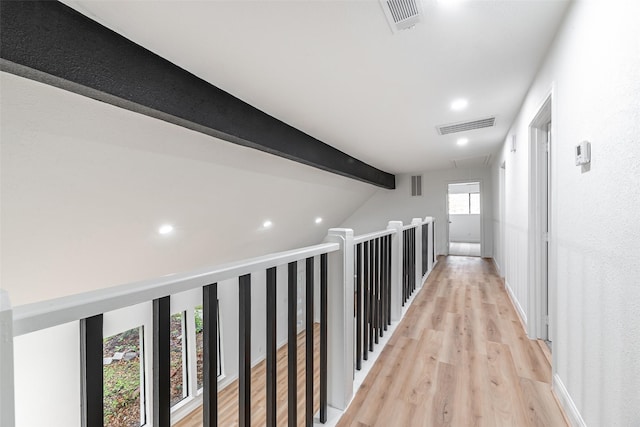 1206 Westgreen Blvd, Katy, TX 77450 - corridor featuring light wood finished floors and recessed lighting
