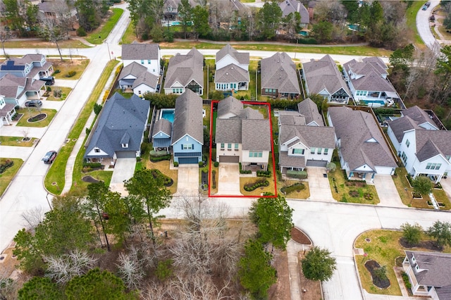 118 Grant Cove Dr, Montgomery, TX 77316 - aerial view of residential area with property boundaries highlighted