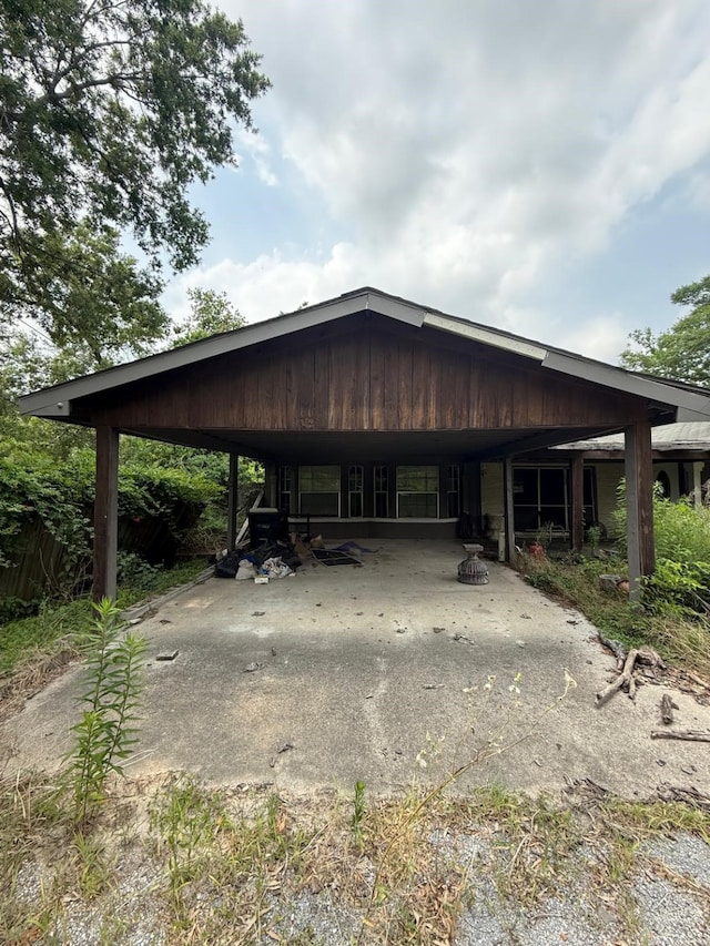 15125 S Dr, Channelview, TX 77530 - view of front of property with a carport