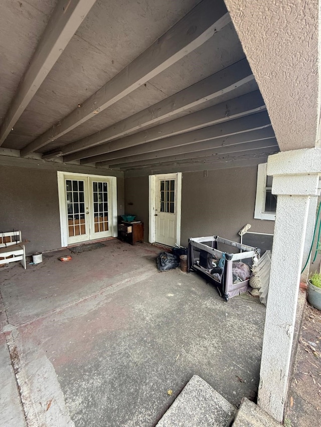 15125 S Dr, Channelview, TX 77530 - view of patio with french doors