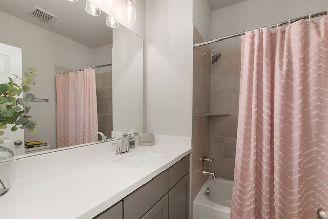 1918 Longcroft Ln, Katy, TX 77493 - full bathroom with shower / tub combo with curtain and vanity
