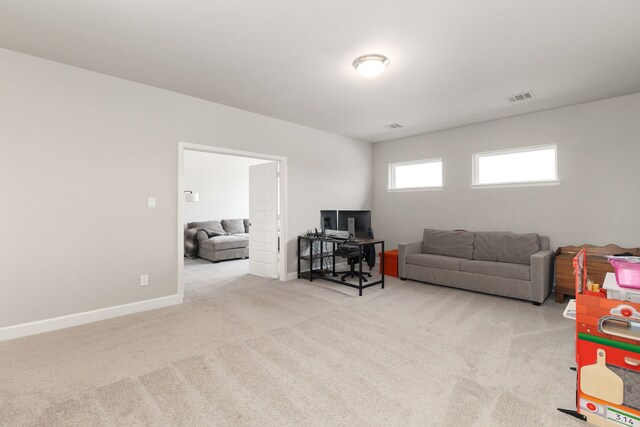 1918 Longcroft Ln, Katy, TX 77493 - carpeted living area featuring baseboards