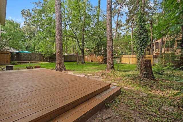 28 Silver Elm Pl, The Woodlands, TX 77381 - view of deck