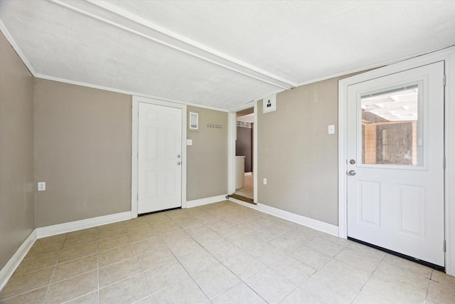 7658 El Rancho St, Houston, TX 77087 - spare room with baseboards and light tile patterned floors