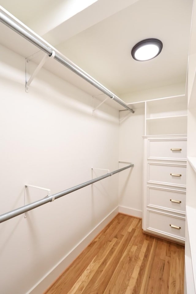 5010 Redstart St, Houston, TX 77035 - walk in closet featuring light wood-type flooring