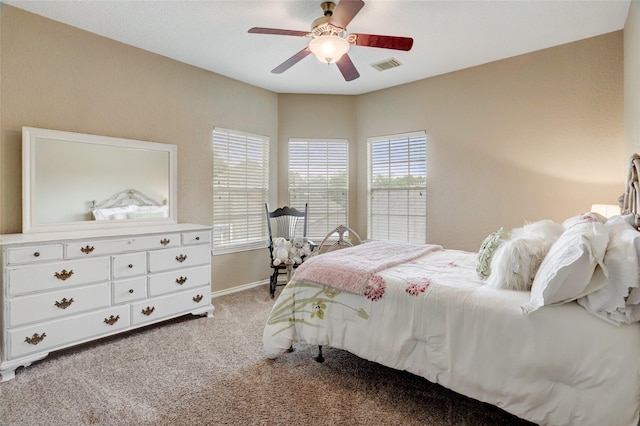 3807 Snead Ct, Sugar Land, TX 77479 - bedroom featuring carpet, ceiling fan, and baseboards