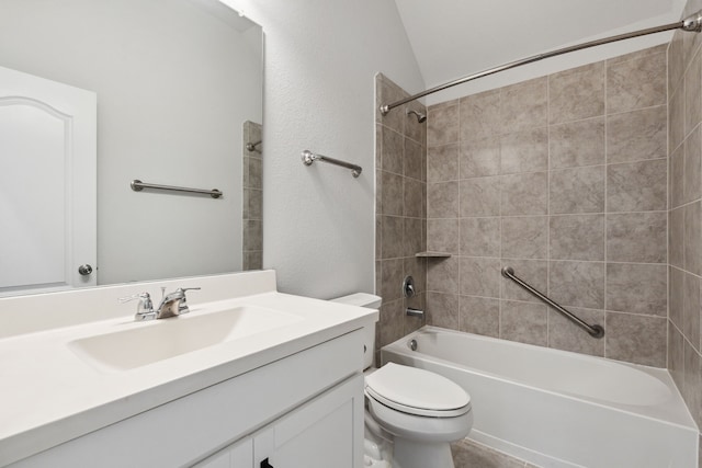 19218 Charisma Rose Ln, Tomball, TX 77377 - full bath with vanity, toilet, and bathing tub / shower combination