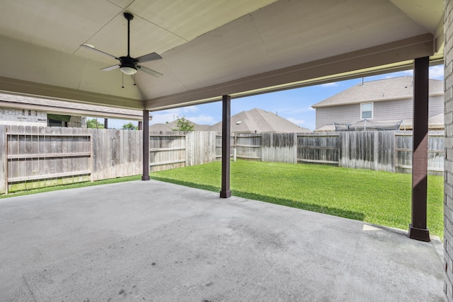 19218 Charisma Rose Ln, Tomball, TX 77377 - view of patio featuring ceiling fan