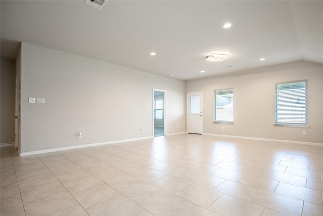 3518 Windham Way, Katy, TX 77494 - spare room with recessed lighting, light tile patterned floors, and baseboards