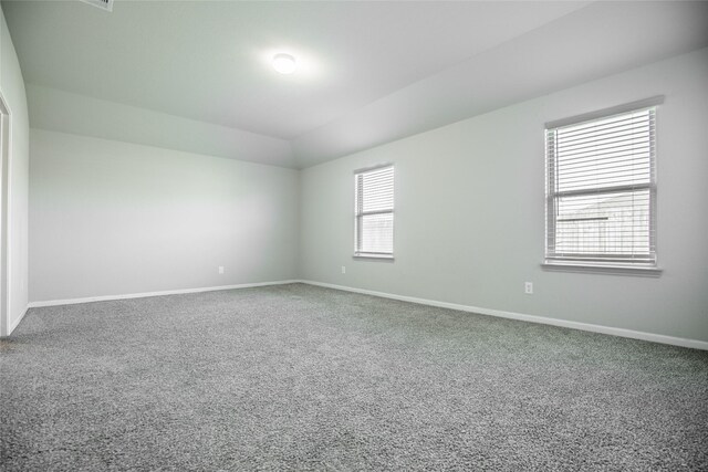3518 Windham Way, Katy, TX 77494 - unfurnished room featuring carpet, baseboards, and vaulted ceiling