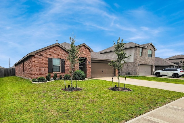 3518 Windham Way, Katy, TX 77494 - view of front of property featuring brick siding, driveway, a shingled roof, and an attached garage