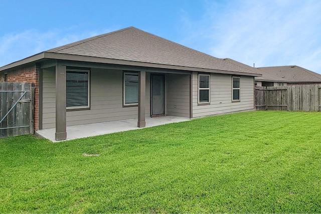 3518 Windham Way, Katy, TX 77494 - rear view of property featuring a patio area and roof with shingles