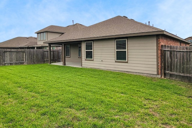 3518 Windham Way, Katy, TX 77494 - rear view of property featuring a patio area and roof with shingles