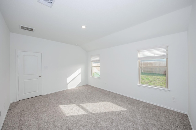5126 Ternberry Forest Ln, Katy, TX 77449 - empty room with lofted ceiling, carpet, and baseboards
