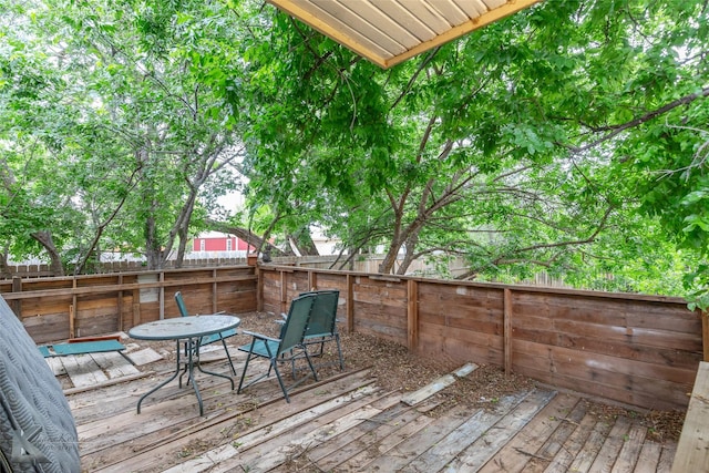 1166 Ross Ave, Abilene, TX 79605 - deck featuring a fenced backyard