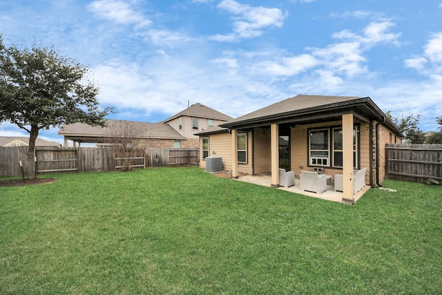 22619 Bellwick Ridge Ln, Katy, TX 77449 - back of house with a patio area and cooling unit