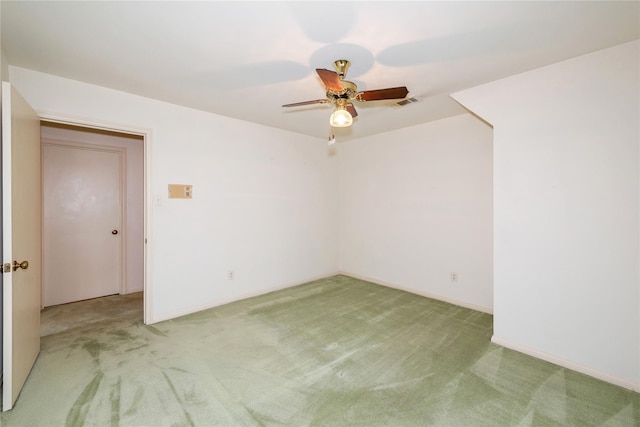 6211 Darby Way, Spring, TX 77389 - empty room featuring carpet floors, ceiling fan, and baseboards