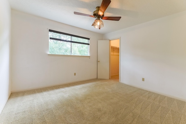 518 Lorie Ln, Pasadena, TX 77586 - unfurnished room with light carpet, ceiling fan, and baseboards