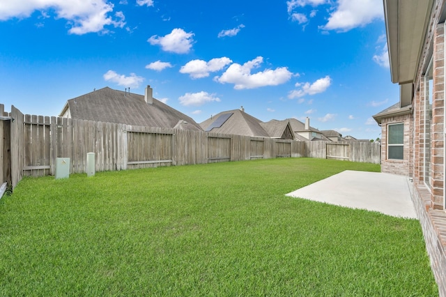 9103 Lacombe Ln, Tomball, TX 77375 - view of yard with a patio area