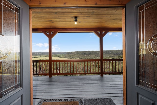 1012 Mourning Dove, Canyon Lake, TX 78133 - view of wooden terrace