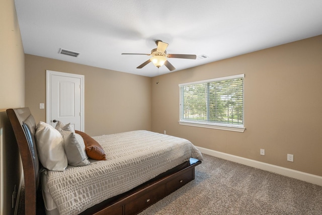 29122 Champions Dr, Magnolia, TX 77355 - carpeted bedroom featuring baseboards and a ceiling fan