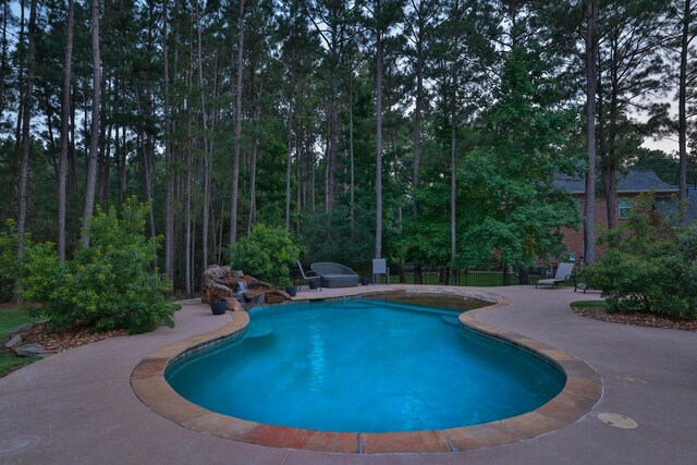 29122 Champions Dr, Magnolia, TX 77355 - outdoor pool featuring a patio area