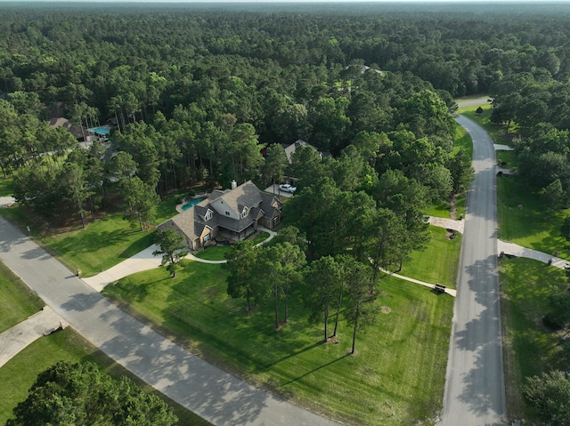 29122 Champions Dr, Magnolia, TX 77355 - aerial view of property's location featuring a heavily wooded area