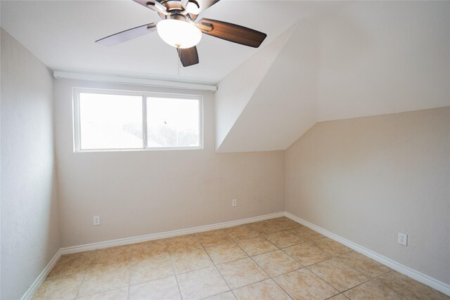 14106 Glen Canon Ln, Houston, TX 77069 - bonus room featuring a ceiling fan and baseboards