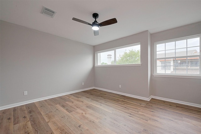 10260 Field Stone, Houston, TX 77041 - unfurnished room featuring wood finished floors, baseboards, and ceiling fan
