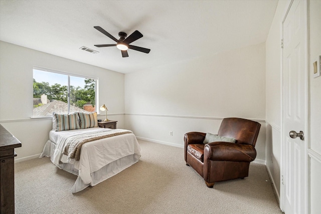 1318 N Gabriel River Cir, Sugar Land, TX 77478 - carpeted bedroom featuring baseboards and a ceiling fan