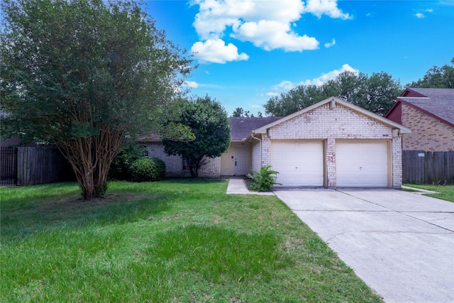 10211 Golden Meadow Dr, Houston, TX 77064 - single story home featuring an attached garage, driveway, and brick siding