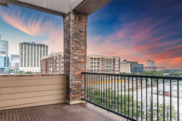 2510 Travis St Unit 301, Houston, TX 77006 - balcony featuring a view of city