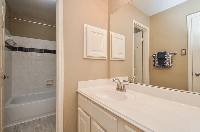 17619 Rustling Aspen Ln, Houston, TX 77095 - full bath with vanity and tub / shower combination