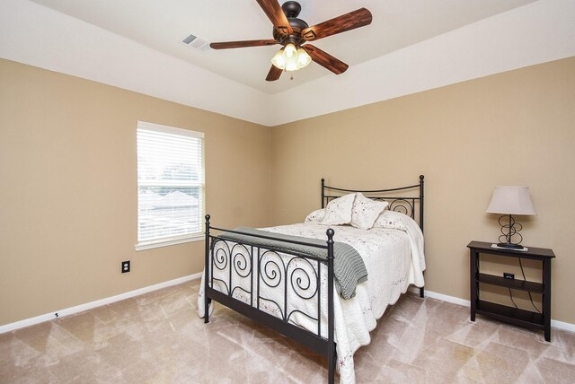 17619 Rustling Aspen Ln, Houston, TX 77095 - bedroom with carpet flooring and a ceiling fan